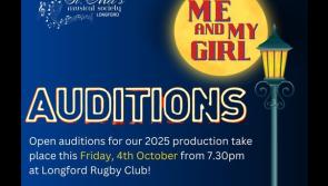 Auditions for St Mel's Longford Musical Society production of 'Me And My Girl' this Friday