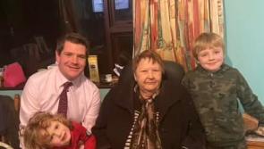 Longford Westmeath TD Minister Peter Burke's mother passed away last night