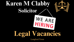 Job Alert: Well established legal practice in Longford is now hiring 