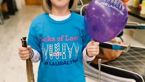 Longford's Sophie shows 'Locks of love' for LauraLynn 