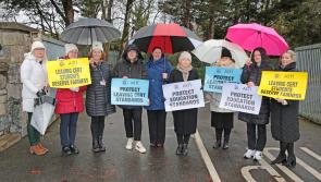 Hundreds of teachers in county Longford stage lunchtime protest