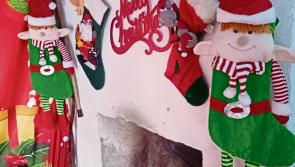 Santa visits Johnny's Cottage in Longford