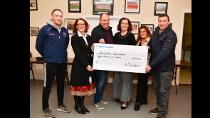 Longford 'Quid Games' champion Robert Forbes presents €8,000 winnings to designated charity 