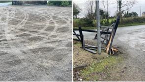 Outrage in north Longford as 'lowlifes' damage car park and crash into entrance gate of tourist amenity 