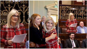PICTURES: History made as Verona Murphy is elected as first-ever female Ceann Comhairle