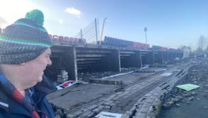 WATCH | Terrible damage at Longford soccer stadium as Town fan and MEP Ciaran Mullooly calls for European aid