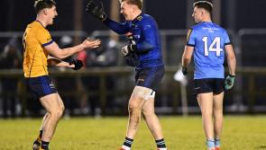 Longford footballers celebrate Sigerson Cup success with DCU
