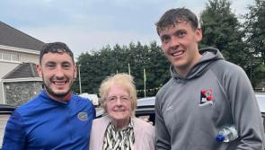 Longford lady and 'dedicated GAA fan' Maisie delighted to met Kerry's Clifford brothers