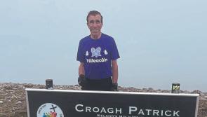 Longford man successfully climbs Croagh Patrick for bereavement charity