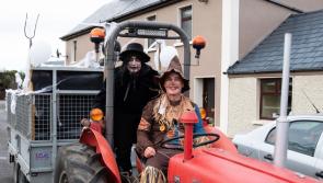 Longford children enjoy Halloween scare with V for Vendetta and Barry the Scarecrow 