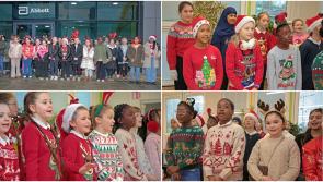 PICTURES |  St Joseph's National School brings some Christmas cheer to Longford's Abbotts
