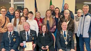 Longford holds special presentation for one of Peter Keenan Branch loyal members