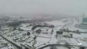 VIDEO: Breathtaking footage of Longford skyline illustrates unmitigated magnitude of Storm Emma 