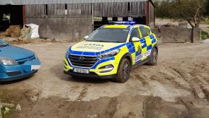 Driver speeds away from Midlands checkpoint and hides on farm