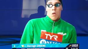 Watch | Longford's Darragh Greene, Ireland’s first sub 60 second 100m Breaststroke swimmer,  in action in European Championship 200m Breaststroke semi-final
