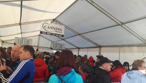 #Watch: No show like a Joe show, the queue to meet Joe Canning is HUGE before 9am at #Ploughing17