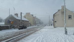 VIDEO: Blizzard-like conditions batter Longford as Storm Emma bares its teeth