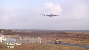 WATCH: Ireland West Airport welcomes the world's biggest passenger aircraft as the Airbus A380 arrives in the West of Ireland