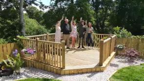 Watch | Bubbly flows as Longford woman wins life changing prize of a new house and car