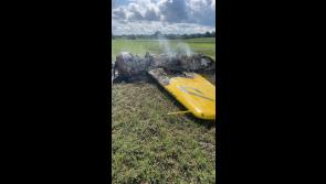 Pilot walks away unhurt after light aircraft crash lands in south Longford