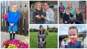 PICTURES | First day at school excitement and smiling faces across county Longford