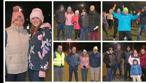 PICTURES | Great atmosphere in Kenagh as Longford Operation Transformation Leader Thomas Hynes leads floodlit walk