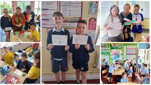 PICTURES | Longford schools on creative crusade with The Knights and Conquests crew in Granard
