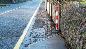 Work continues on Granard footpaths to continue in lead up to Christmas