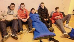 Large crowds in Longford for Sleep Out for Simon