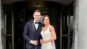 Wedding bells ring for Trish and Aidan