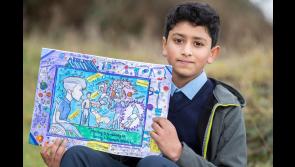 Longford pupil wins national art competition with hard-hitting poster message