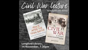 Civil War lecture by historian John Dorney in Longford library 