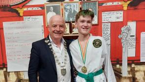 Gold medal karate success for Longford student