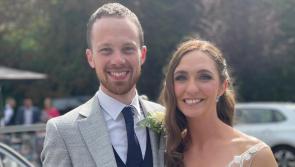 Big celebrations as popular local couple exchange wedding vows