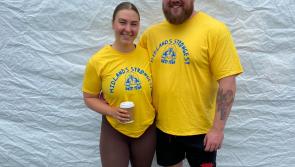 Longford’s Jade Hoare competing for the title of Europe's Strongest Woman in the under 82kg category
