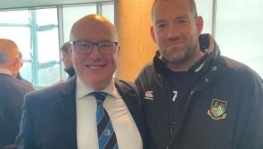 Longford Rugby Club take on Tullamore in the Provincial Towns Cup
