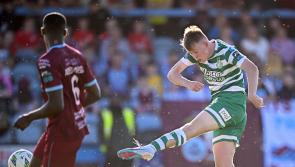Shamrock Rovers rising young soccer star Conan Noonan has a strong Longford connection 
