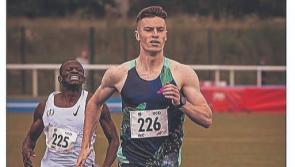Longford athletes Cian, Yemi and Nelvin competing for Ireland in the European Under 23 Championships 