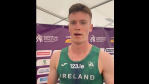 Longford’s Cian McPhillips qualifies for the 800m final at the European U-23 Athletics Championships in Finland 
