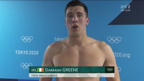 REACTION: Longford Olympian Darragh Greene can 'hold his head high' and he is 'overwhelmed' by support from home