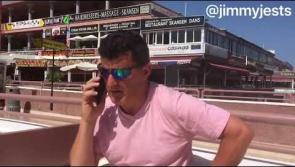 WATCH | Longford's Jimmy Jests stranded in Spain and wants to get back to Clara to celebrate Shane Lowry's Open triumph