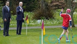 Biden almost called upon as ball boy in Gaelic games demonstration