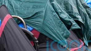 Asylum seeker encampment forms on bank of Dublin’s Grand Canal