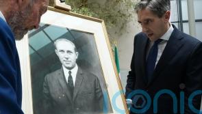 Harris criticises ‘toxic public discourse’ at Billy Fox portrait event