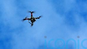 Man hit by fallen drone propeller while mowing lawn, investigators told