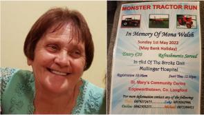 Monster tractor run in memory of Longford lady Mona Walsh
