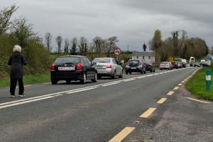 Tailbacks following incident on busy commuter road to Longford