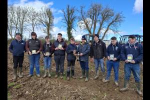 Congratulations: Killian crowned Longford Novice Ploughing winner