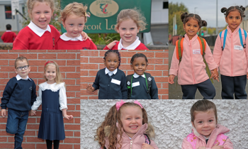 PICTURES | Tears & cheers as Longford kids begin educational journey on first day at school
