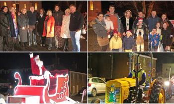 PICTURES | Santa is coming through Longford and appears in Drumlish for the lights